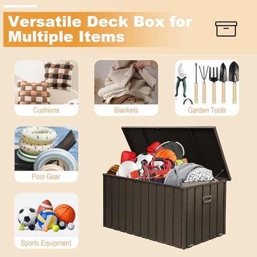 Domi 160 Gallon Deck Box