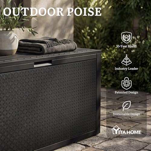 95 Gallon Large Outdoor Deck Box