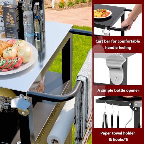 Outdoor Grill Cart