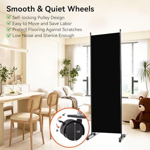 88" W 4 Panel Room Divider