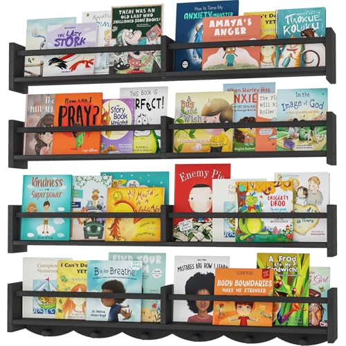 34Inch Nursery Bookshelves (4 Count)