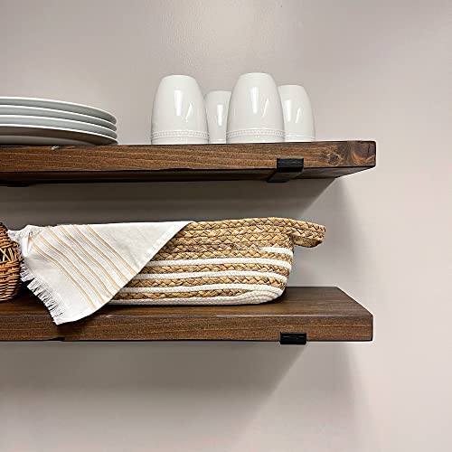 Rustic Shelves with J (2 Count)
