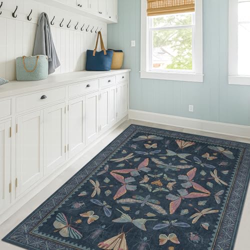 Blue Rugs for Bedroom (24 Sq Ft)