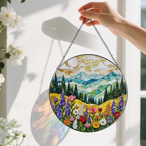 8 Inch Stained Glass Ornament