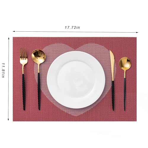 Placemats Set of 6 Washable Indoor (6 Count)