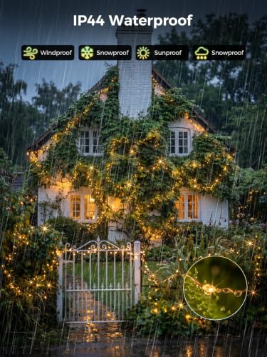 200FT 600LEDs Fairy Lights Solar Powered