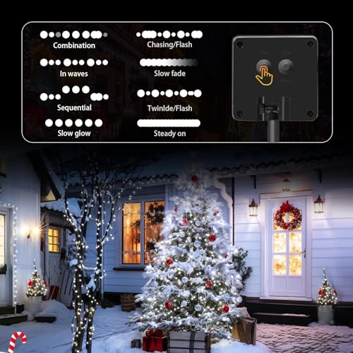 Solar String Lights Outdoor (2 Count)