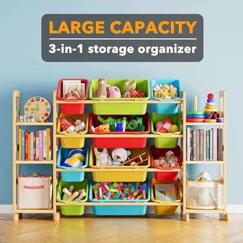 Toy Storage Organizer with 6 Shelves and 12 Bins (6 Count)