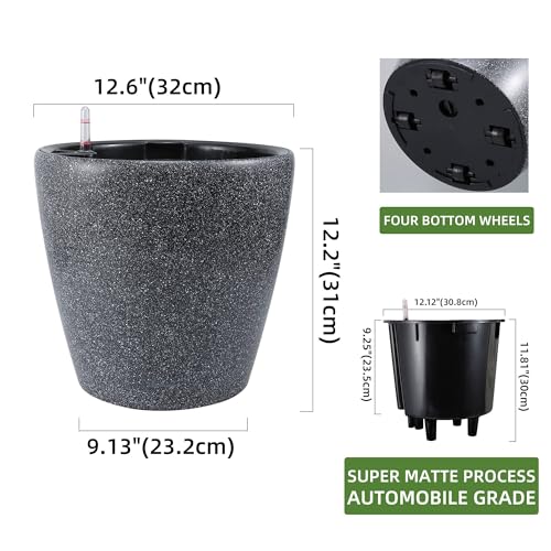 13x12 Self Watering Planter with Wheels