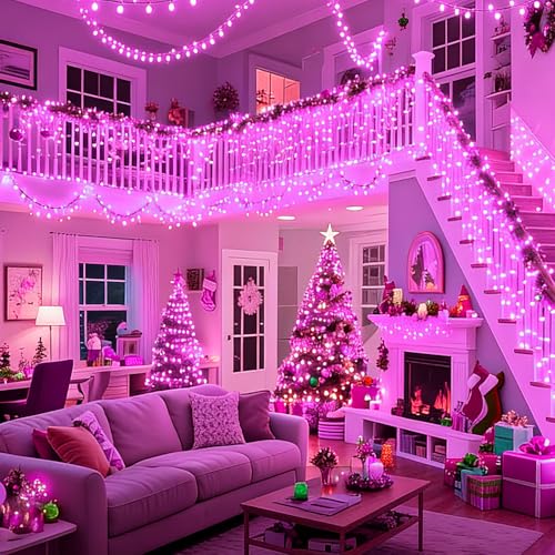 100 LED Pink Valentine Lights (100 Count)