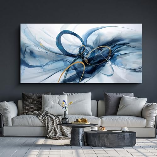 Abstract Wall Art for Living Room Canvas Decor 24x48 Inches