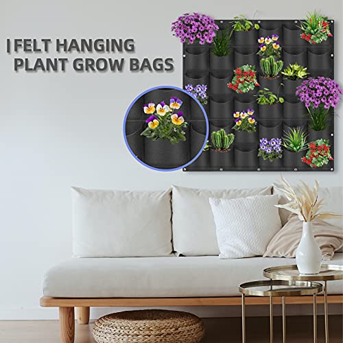 36 Pockets Hanging Planter Bags