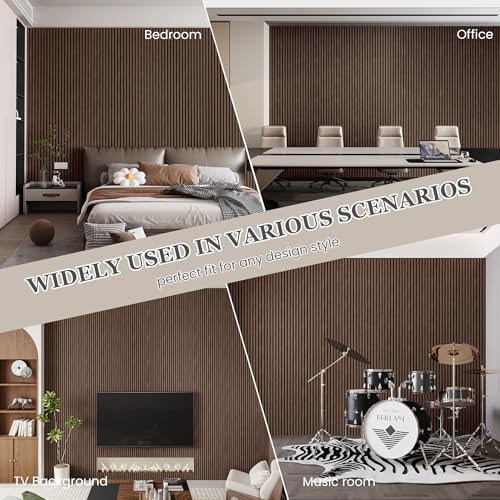 2 Pack 105.9" x 12.6" x 0.8" Acoustic Wall Panels Sound Absorbing (2 Count)