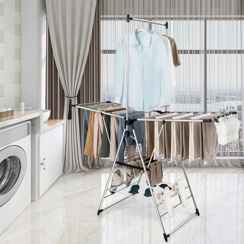 2 Layer Stainless Steel Drying Rack