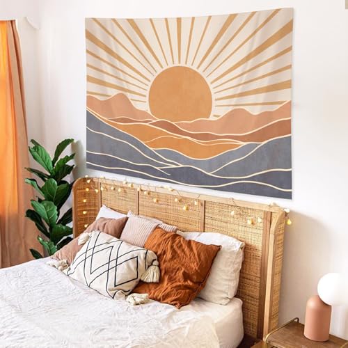 Boho Sun Tapestry Sunset Wall Tapestry