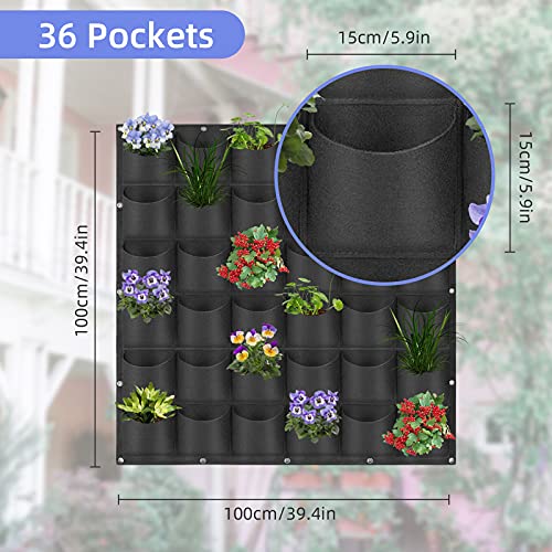 36 Pockets Hanging Planter Bags