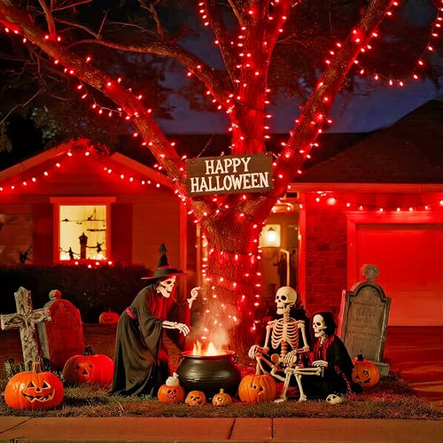 200 LED Red String Lights Halloween (66 Foot)