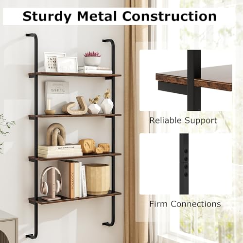 4 Tier Industrial Bookshelf
