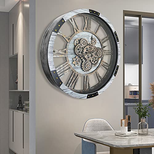 27" Original Moving Gears Wall Clock