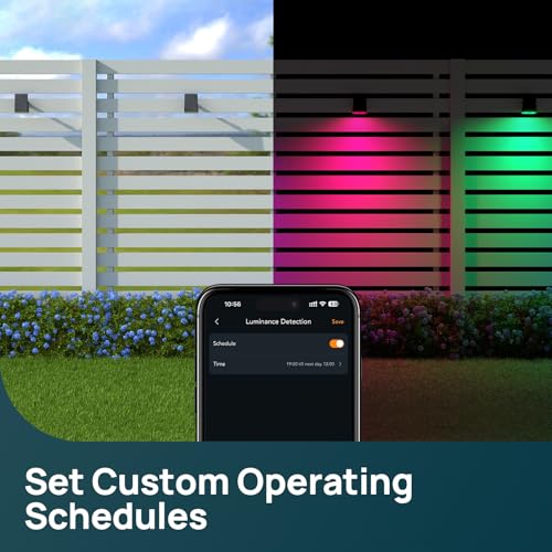 Smart Solar Spot Lights Outdoor SL5C (4 Count)