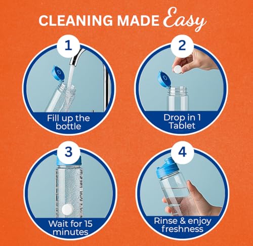 Water Bottle Cleaning Tablets 120 Pack