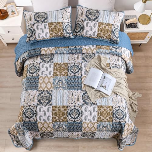 Boho Quilt Set Queen Size