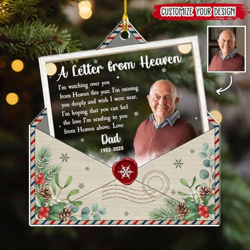 Personalized A Letter from Heaven Acrylic Ornament