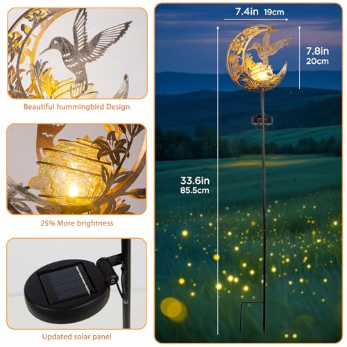 Solar Hummingbird Garden Gifts for mom
