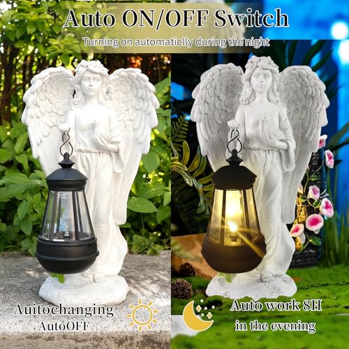 Solar Angel Garden Statue