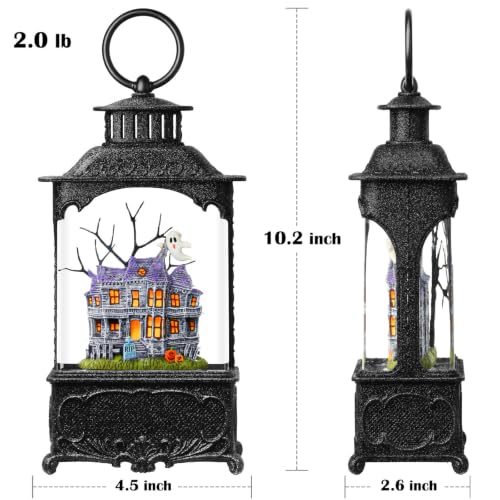 Halloween Snow Globe Lantern Haunted House Halloween Decorations