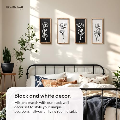 3D Black and White Wall Art (2 Count)