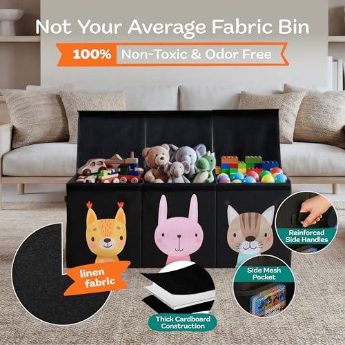 Extra Large Toy Storage Organizer with Lid