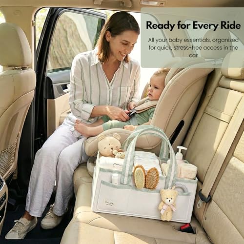 XL Diaper Caddy Organizer With Handle