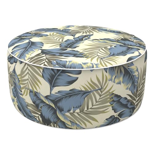 Inflatable Stool Ottoman Footrest with Handle