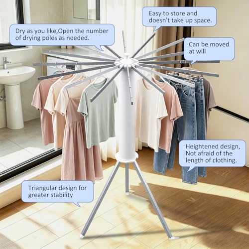 Tripod Foldable Clothes Rack