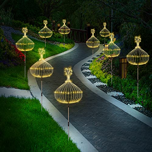 8 Pack Outdoor Solar Garden Lights (8 Count)