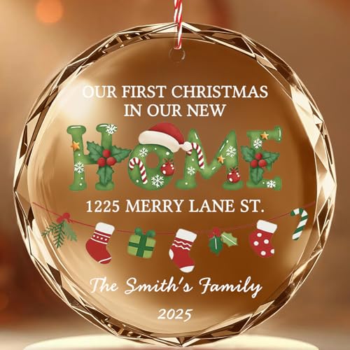 Personalized New Home Ornament 2026