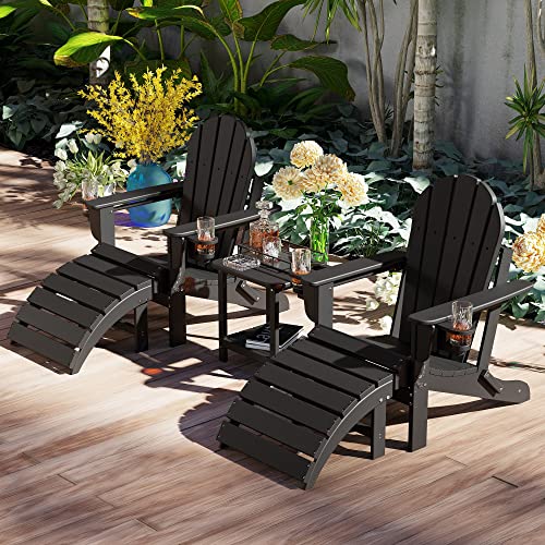 Folding Plastic Adirondack Ottoman