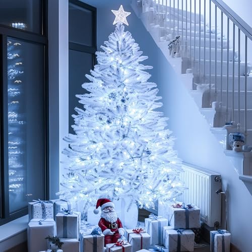 66ft 200 LED White Christmas String Lights Indoor Outdoor Plug in (66 Foot)