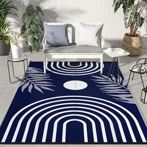 Outdoor Rug 6' x 9' Waterproof for Patio Clearance (54 Sq Ft)