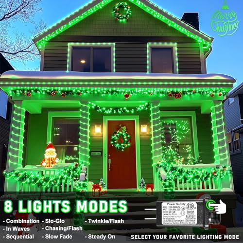 66FT 200 LED Rope Lights for Outside