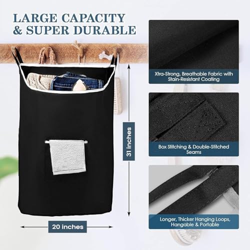 TFLC X Large Hanging Laundry Hamper bag