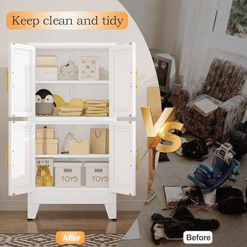 47.25" Metal Pantry Cabinet