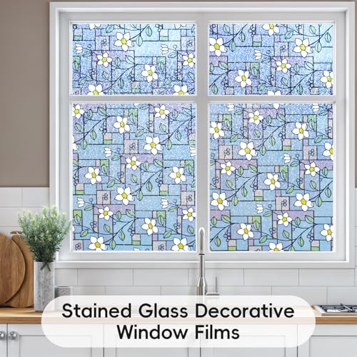 Stained Glass Window Film (9.67 Sq Ft)