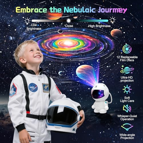 Space Galaxy Night Light Projector