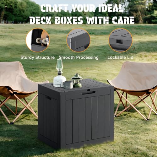 32 Gal Outdoor Storage Box Waterproof Lockable