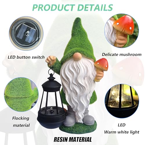 Solar Gnomes Garden Statues