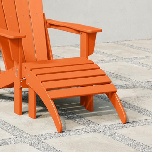 Outdoor Patio Adirondack Ottoman Foot Rest