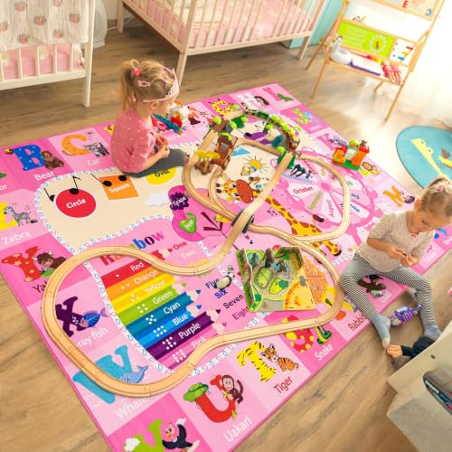 BENRON 3x5 Playroom Rug for Kids Washable