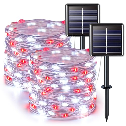 2 Pack Solar Fairy Lights (66 Foot)